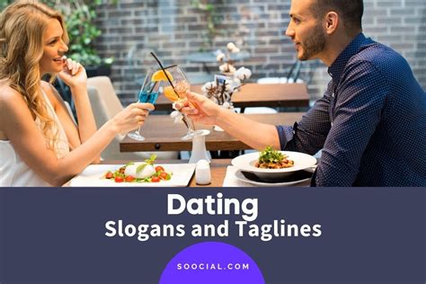 Examples of online dating taglines